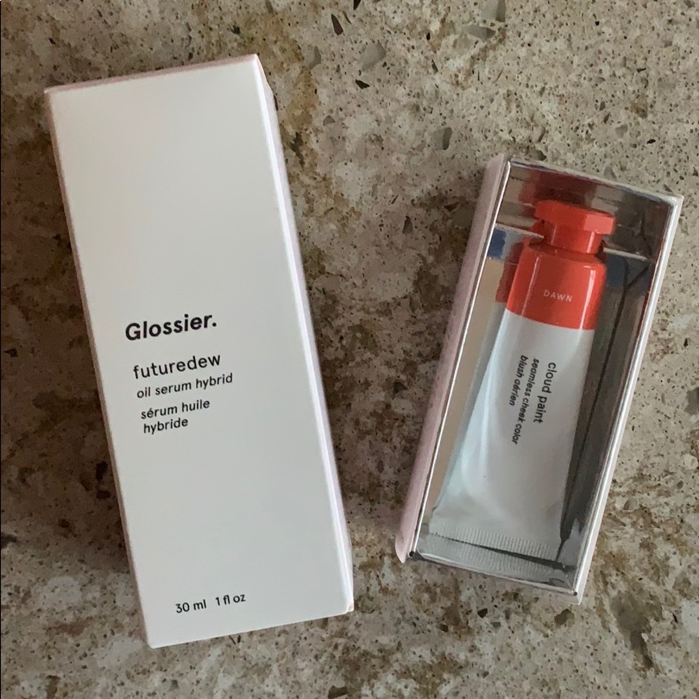 Glossier Futuredew + Cloudpaint in Dawn